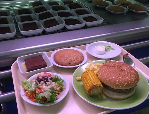 Un repas -américain- pour la journée spéciale autour des Etats-Unis !